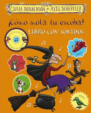 Cuento infantil de bruja con sonidos para niños pequeños
