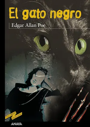 Libro juvenil El gato negro Edgar Allan Poe

