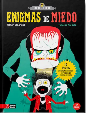 Libro infantil de enigmas y relatos de miedo
