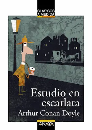 Libro juvenil Sherlock Holmes Estudio en escarlata
