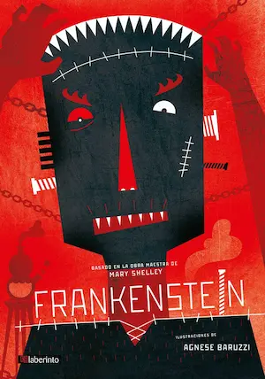 Libro infantil Frankenstein adaptado ilustrado
