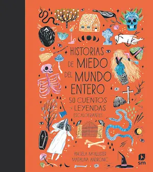 Libro infantil cuentos de miedo del mundo
