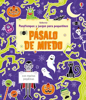 Libro de actividades de miedo para niños con pegatinas
