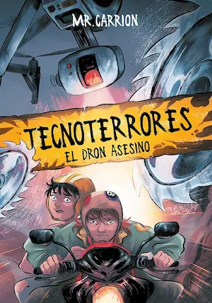 Libro infantil Tecnoterrores dron asesino

