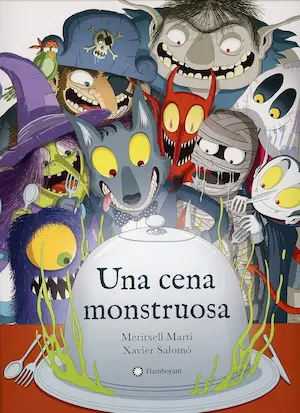 Libro infantil Una cena monstruosa interactivo
