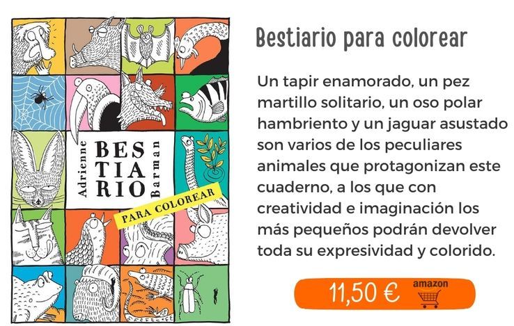 Bestiario para colorear