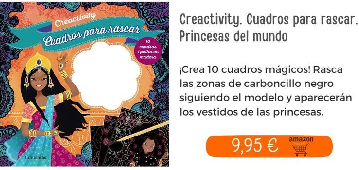 Creactivity. Cuadros para rascar. Princesas del mundo