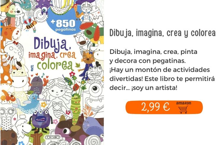 Dibuja, imagina, crea y colorea