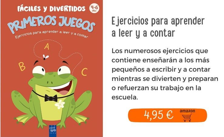 Primeros juegos fáciles y divertidos. Ejercicios para aprender a leer y a contar 