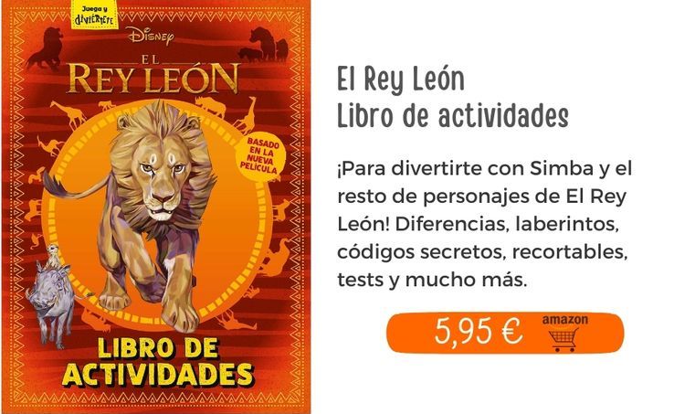 Juegos de ingenio | El Rey León. Libro de actividades