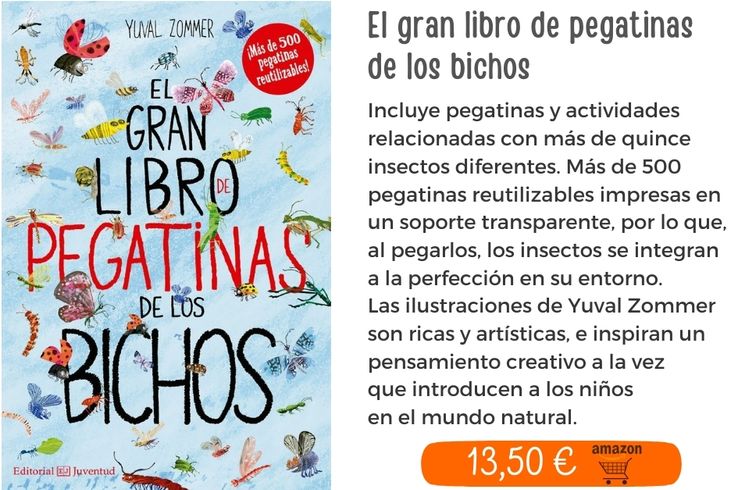 Juegos de ingenio | El gran libro de pegatinas de los bichos