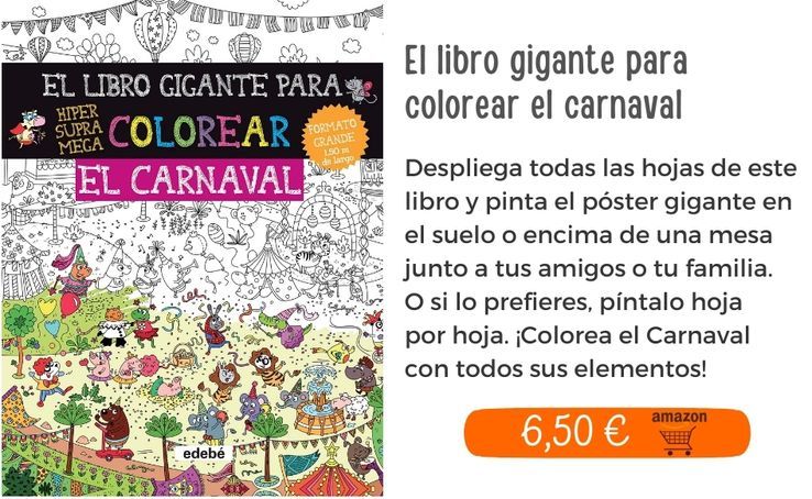 El libro gigante para colorear el carnaval 