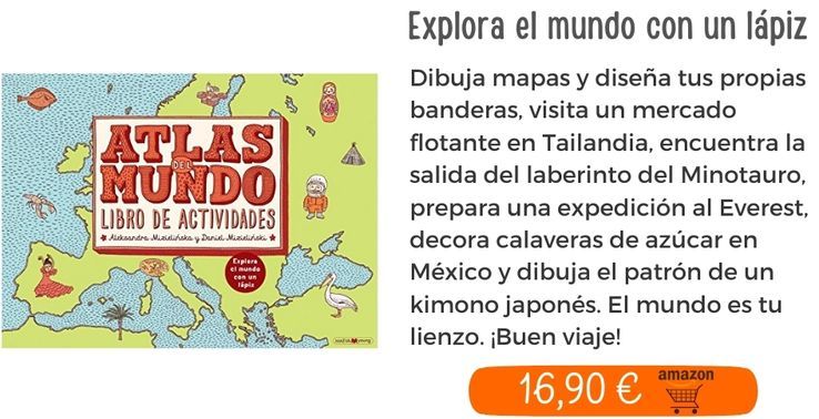 Atlas del mundo. Libro de actividades. Explora el mundo con un lápiz