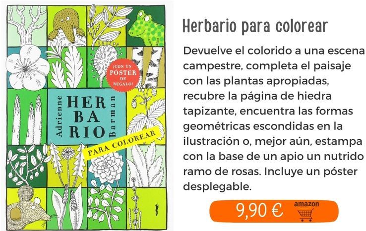 Herbario para colorear