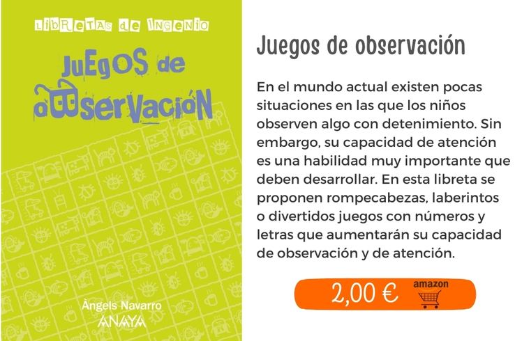 Libretas de ingenio. Juegos de observación