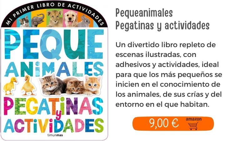 Pequeanimales. Pegatinas y actividades
