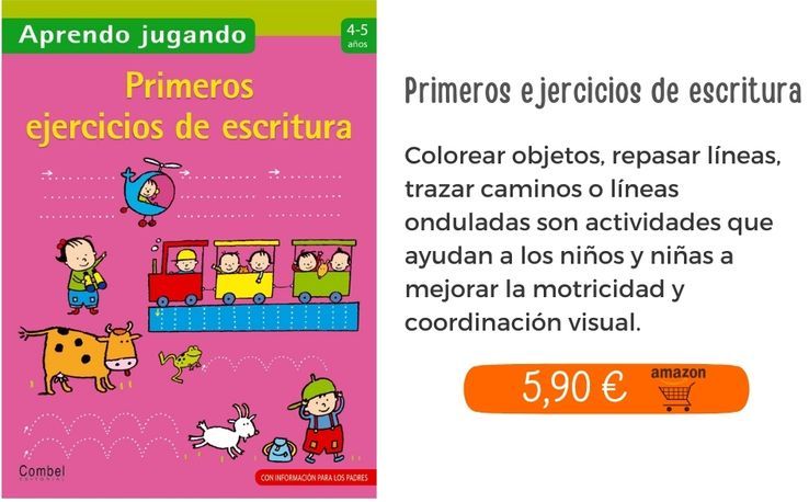 Aprendo jugando. Primeros ejercicios de escritura 4-5 años