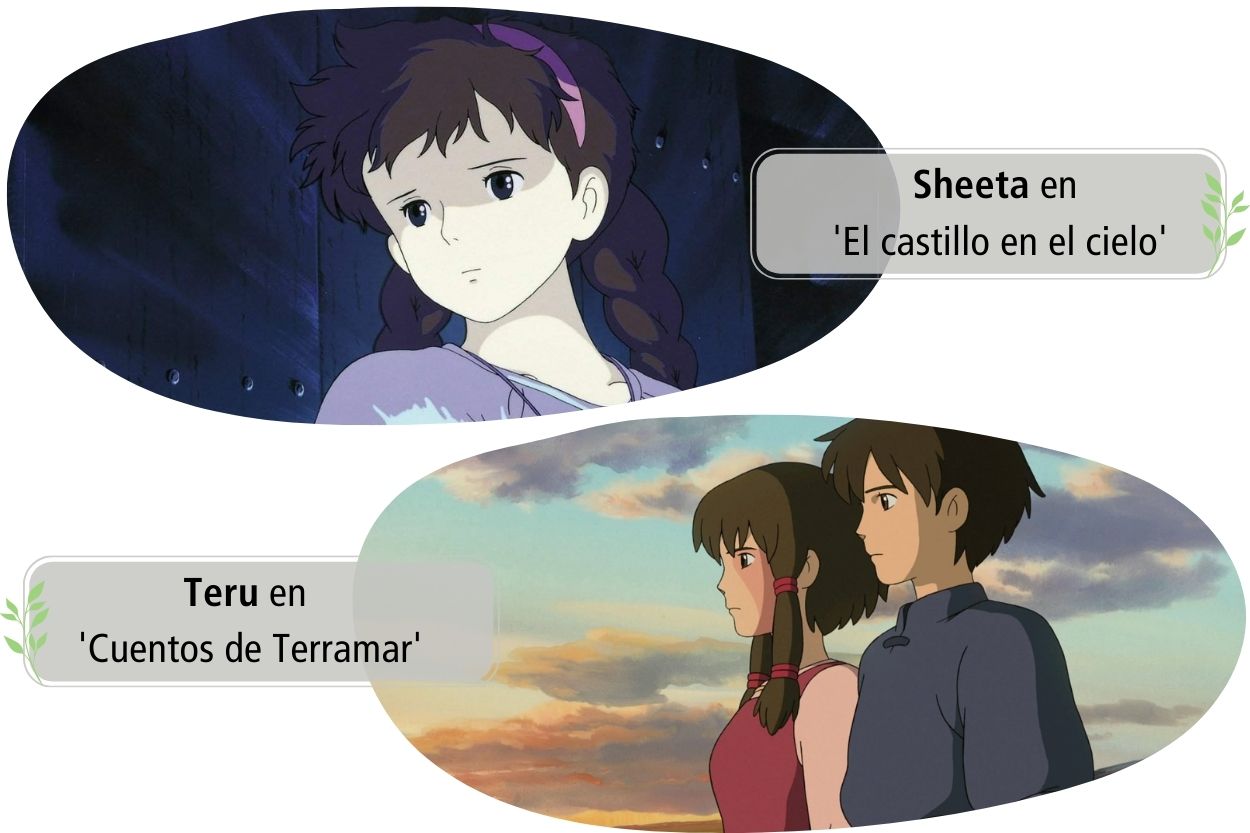 Studio Ghibli | Mejores películas: Sheeta en 'El castillo en el cielo' y Teru en 'Cuentos de Terramar'