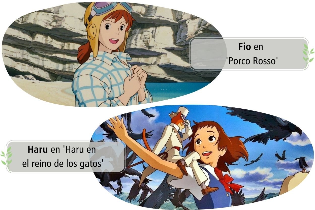 Studio Ghibli | Mejores películas: Fio en 'Porco Rosso' y Haru en 'Haru en el reino de los gatos'