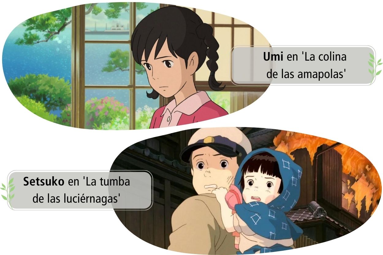 Studio Ghibli | Mejores películas: Umi en 'La colina de las amapolas' y Setsuko en 'La tumba de las luciérnagas'