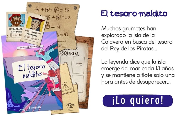 Tarjetas imprimibles de escape room en PDF