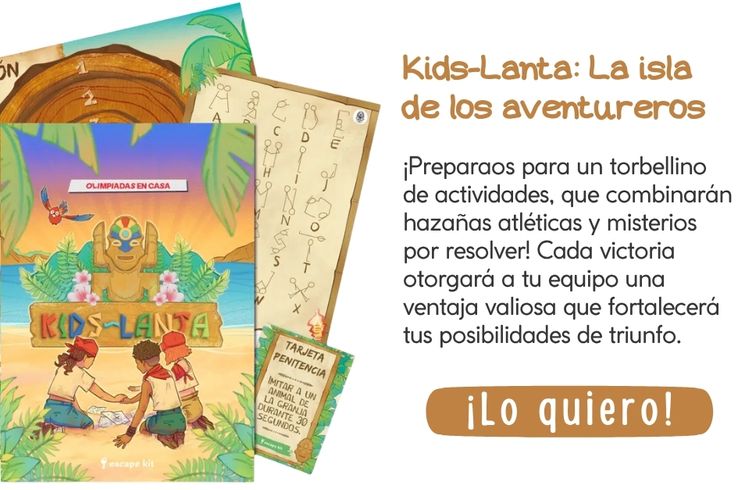 Escape room para niños imprimible en PDF gratis
