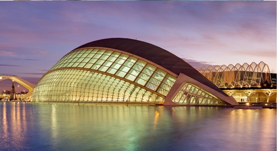 Edificios con formas geométricas