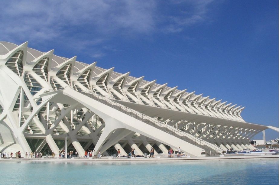Edificios con formas geométricas
