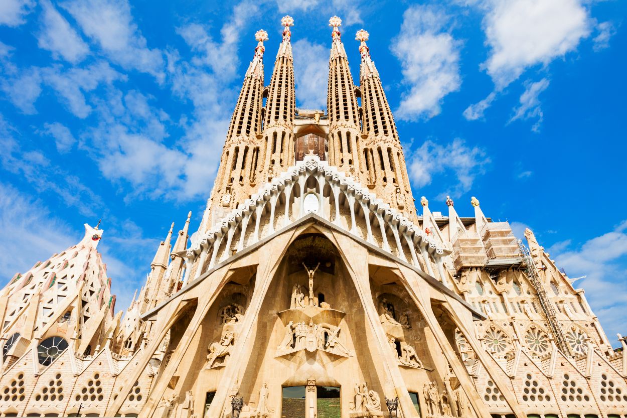 Edificios con formas geométricas