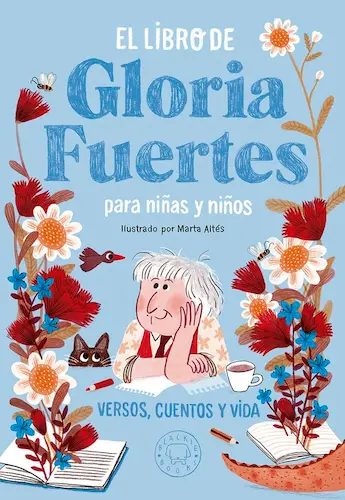 Portada de El libro de Gloria Fuertes para niñas y niños, una recopilación de poemas y cuentos infantiles de Blackie Books