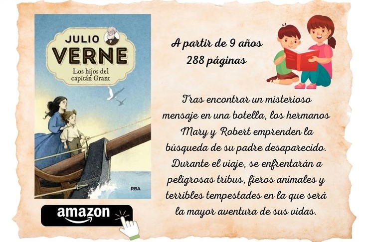 Los hijos del capitán Grant, edición para niños a partir de 9 años