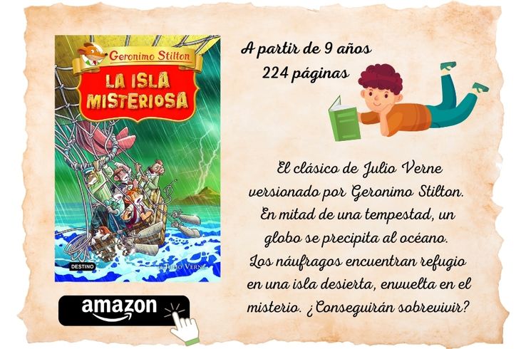 Adaptación de obra de Julio Verne con Geronimo Stilton como protagonista