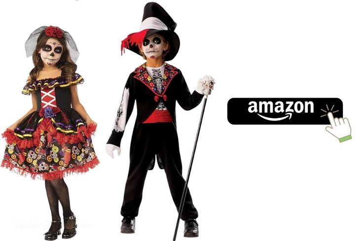 niña disfrazada de catrina mexicana para Halloween