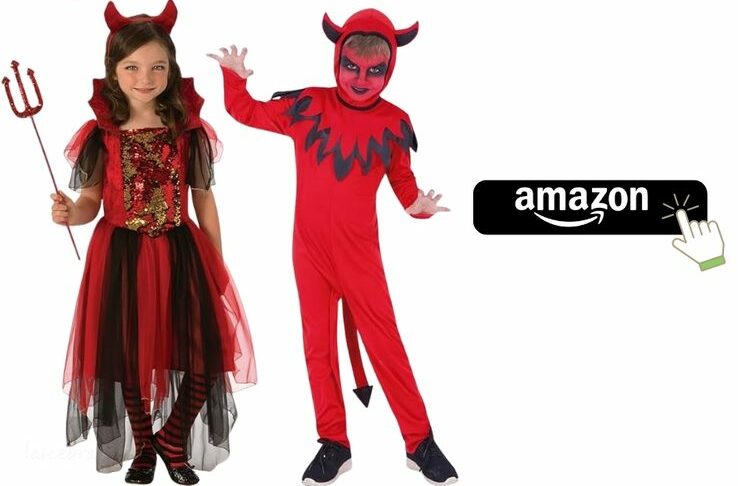disfraz infantil de diablillo rojo para Halloween