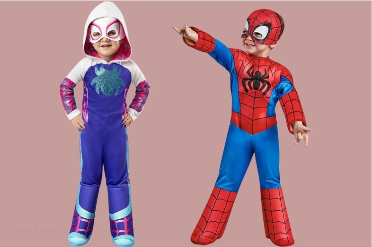 Cómo elegir disfraces infantiles seguros | Niño disfrazado de superhéroe con traje homologado y certificado CE