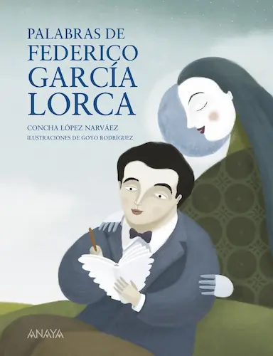 Portada del libro Palabras de Federico García Lorca de Concha López Narváez