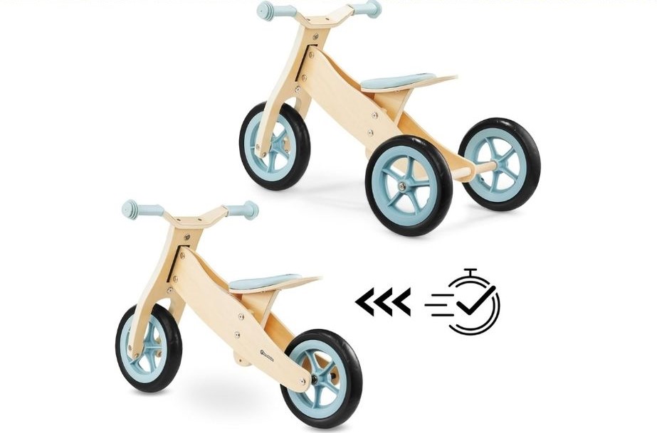 Comparación bici de equilibrio y triciclo infantil