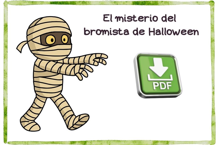 Descargar PDF actividades matemáticas Halloween imprimible