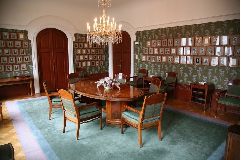 La sala del Comité Noruego del Nobel