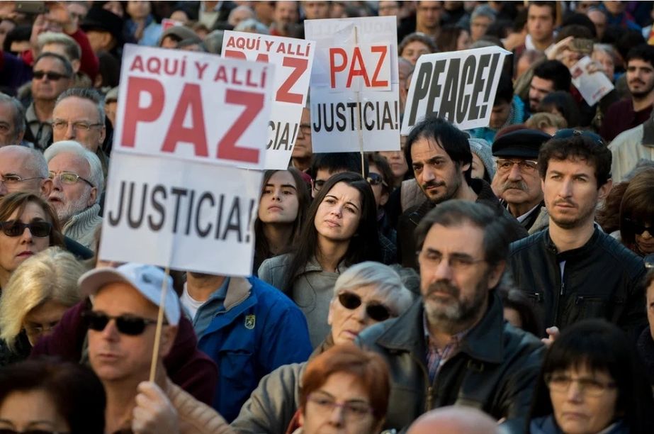 Manifestación pacífica global