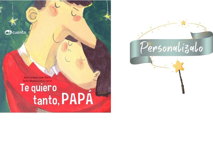 Regalo de cuento con foto para el Día del Padre