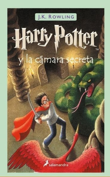 Portada del libro Harry Potter y la cámara secreta