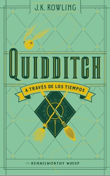 Portada del libro Quidditch a través de los tiempos